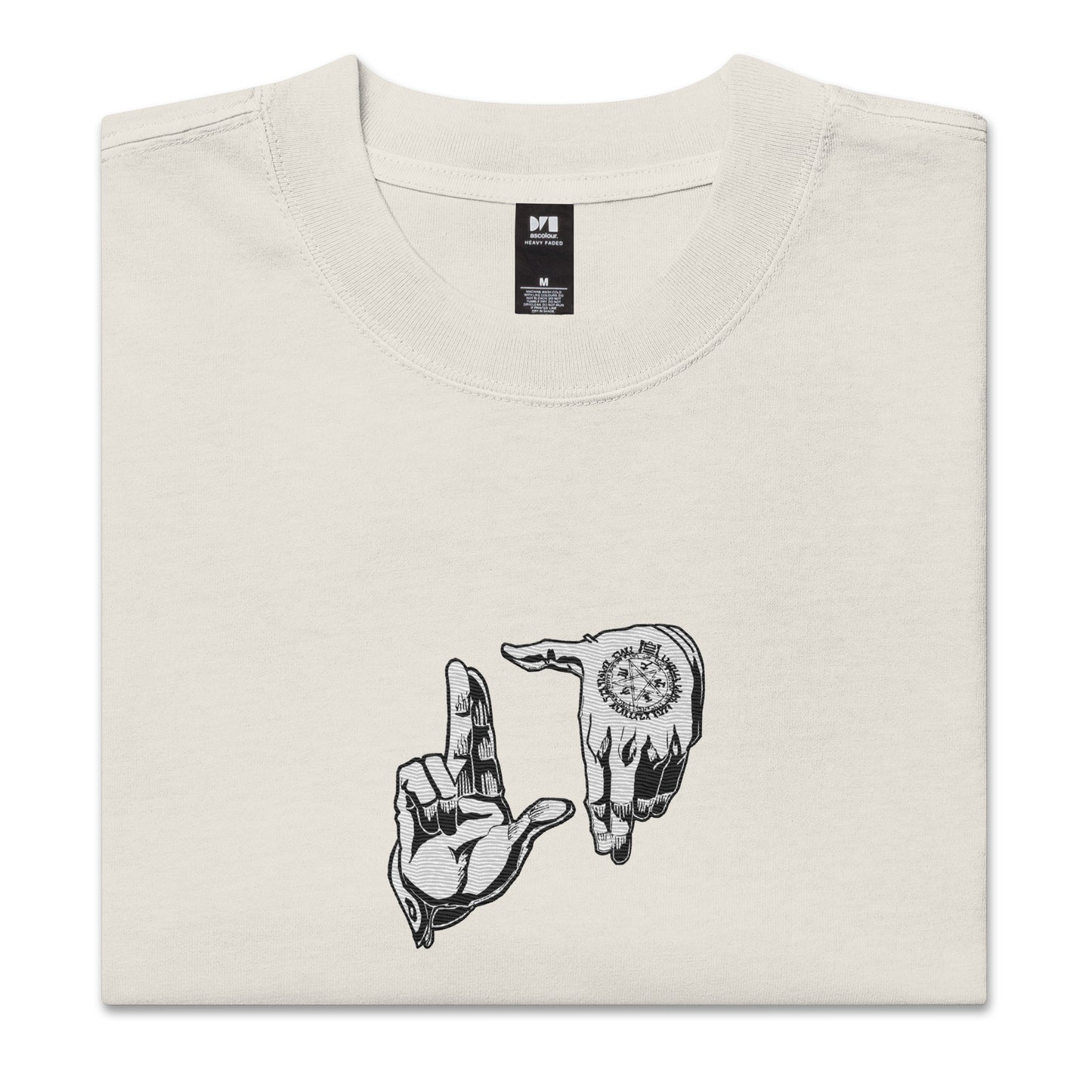 Hand Magician Oversized Faded Tee