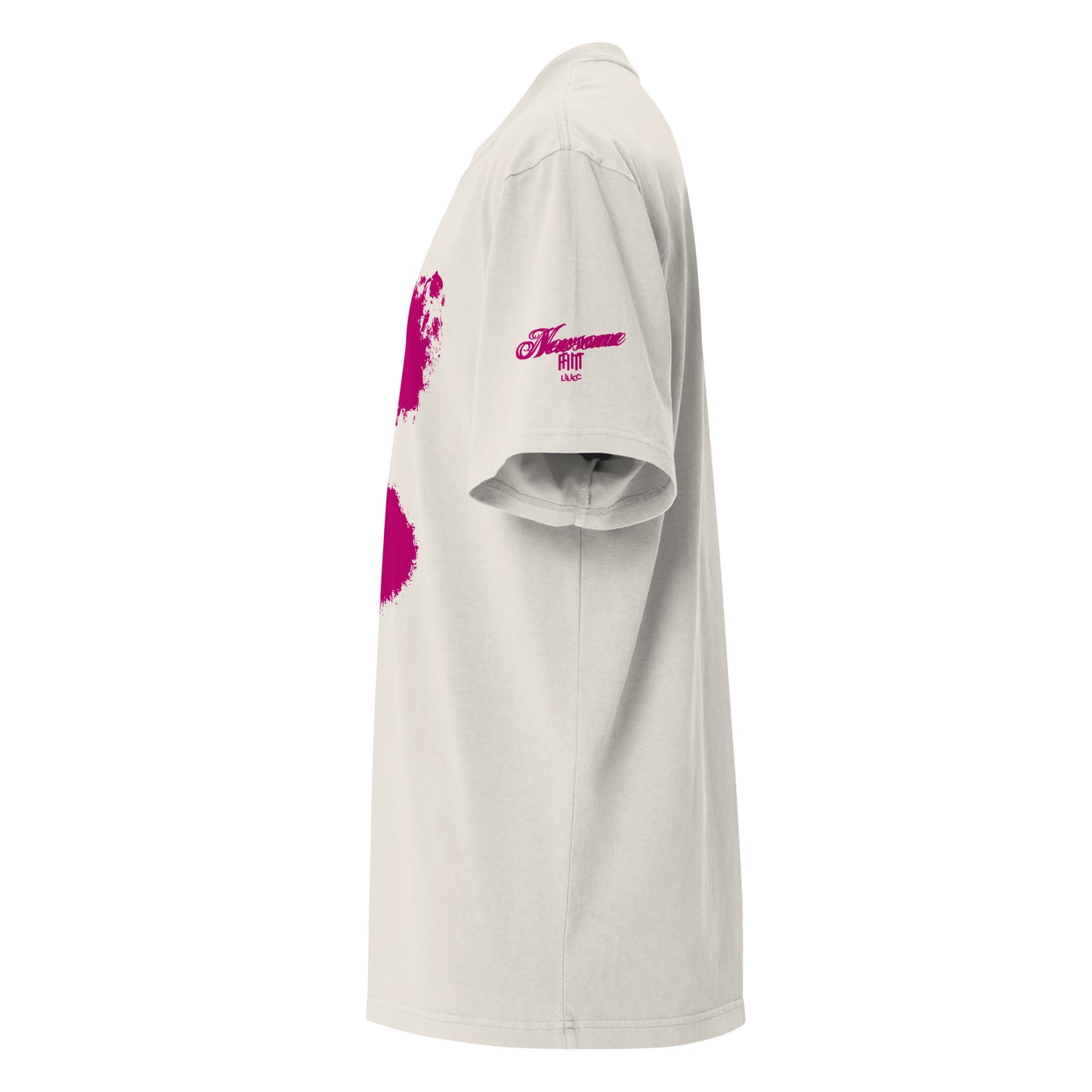 Brushed XOXO Oversized Faded T-Shirt