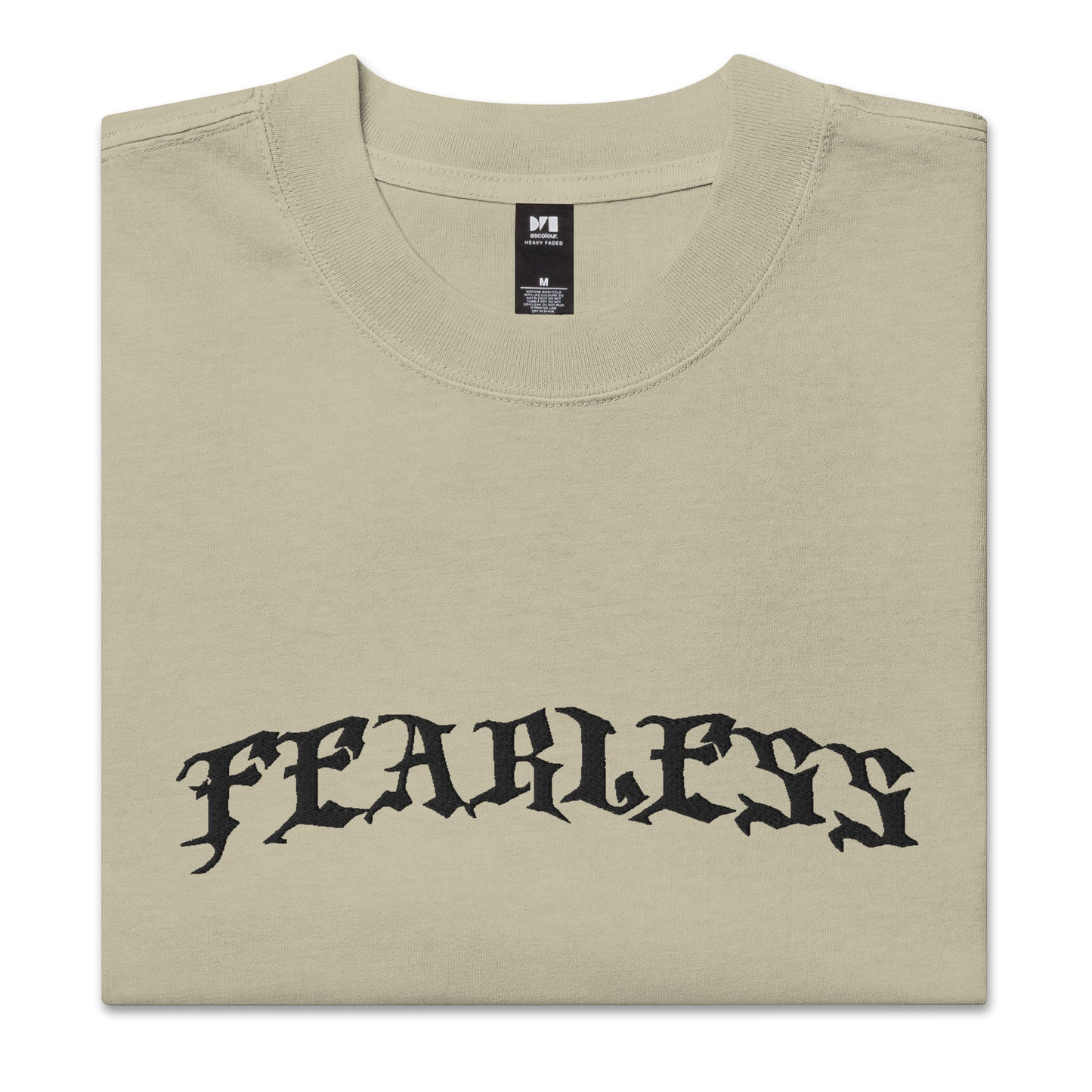 Fearless Oversized Faded Tee