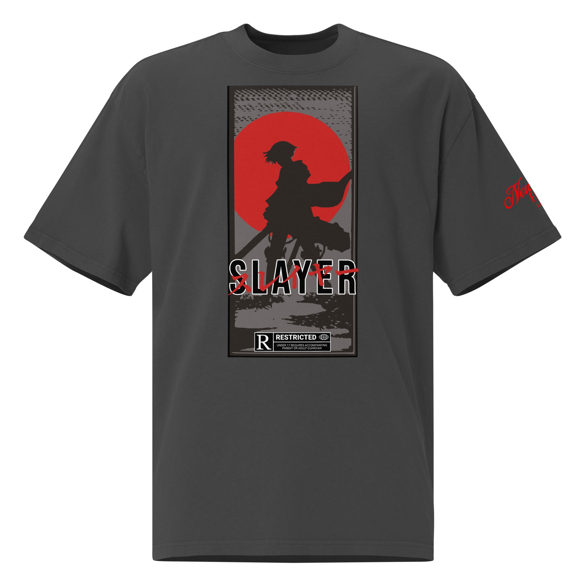 Slayer Oversized Faded T-Shirt – Newsome Fit