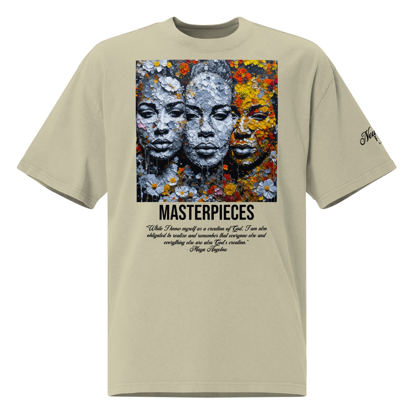 Masterpiece Oversized Faded T-Shirt