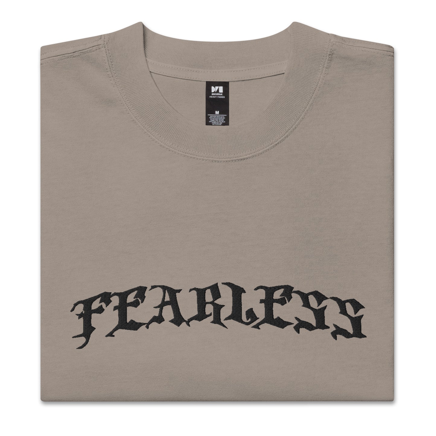 Fearless Oversized Faded Tee