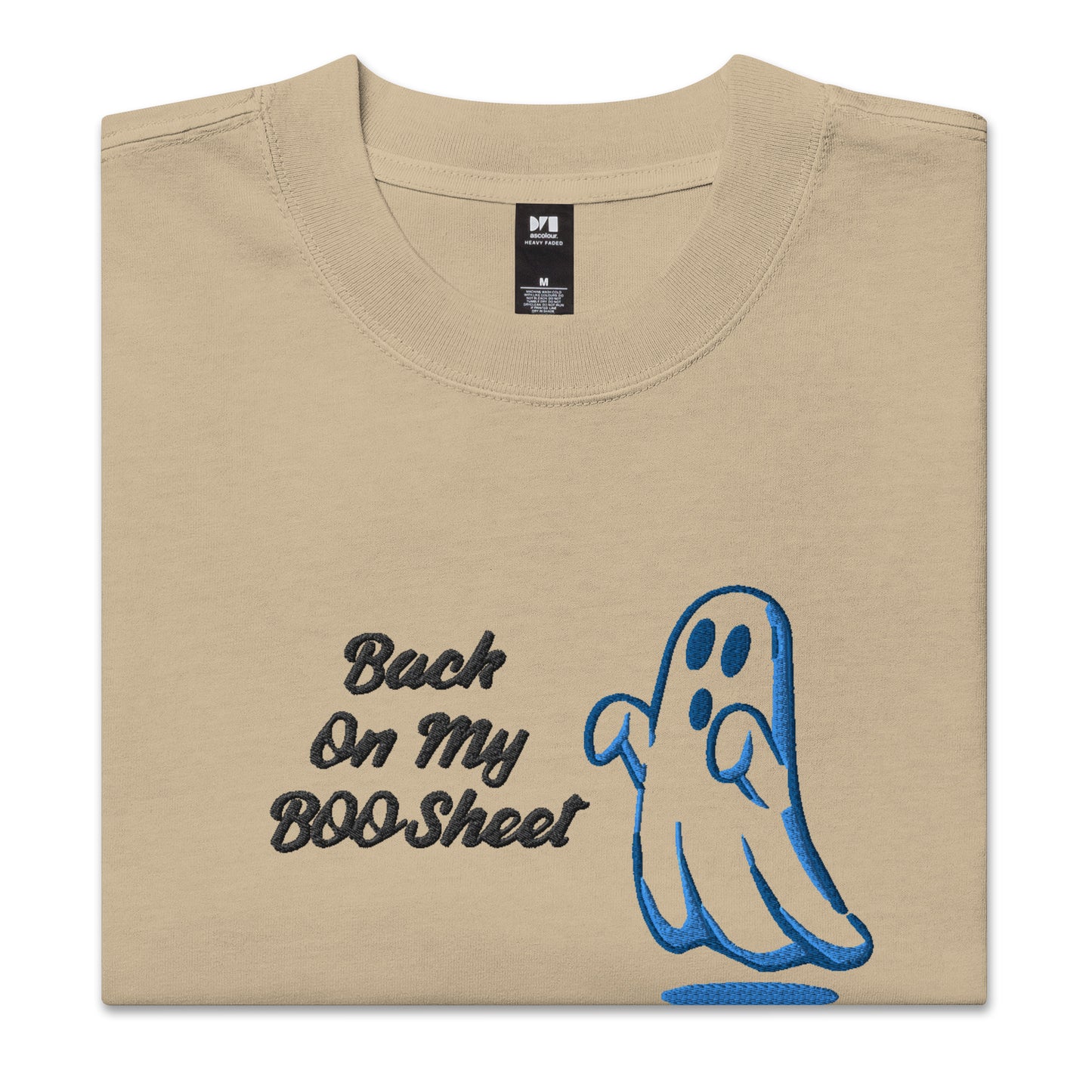 Boo Sheet Oversized Faded Tee