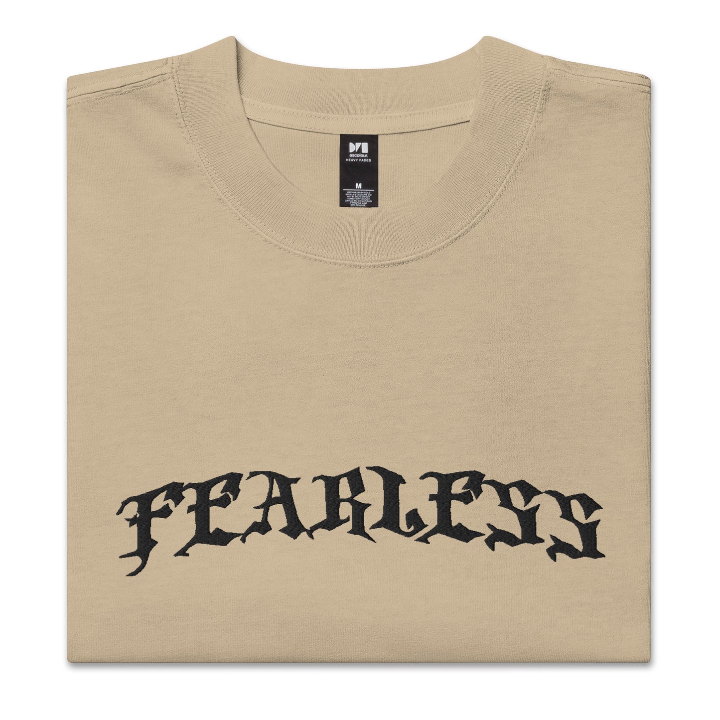 Fearless Oversized Faded Tee
